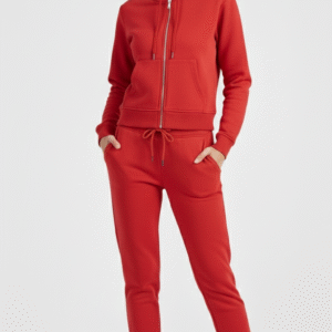Ladies Zipper Hoodies Suits